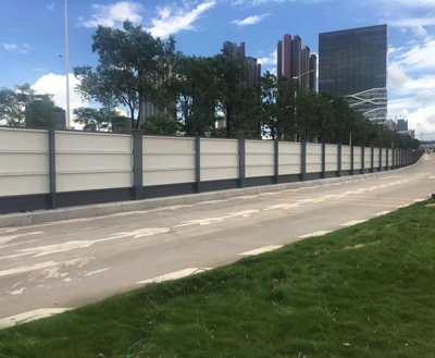 旭東圍擋助力大灣區(qū)基建，筑牢安全與文明防線